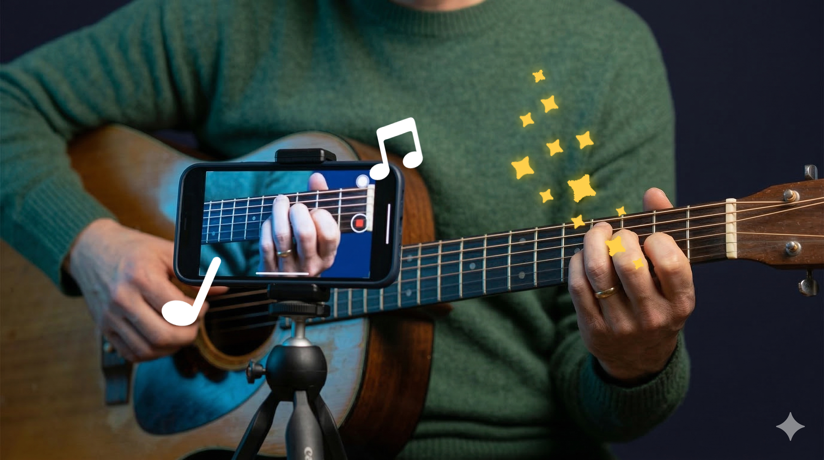 The Role of Visual Feedback in Accelerating Guitar Learning